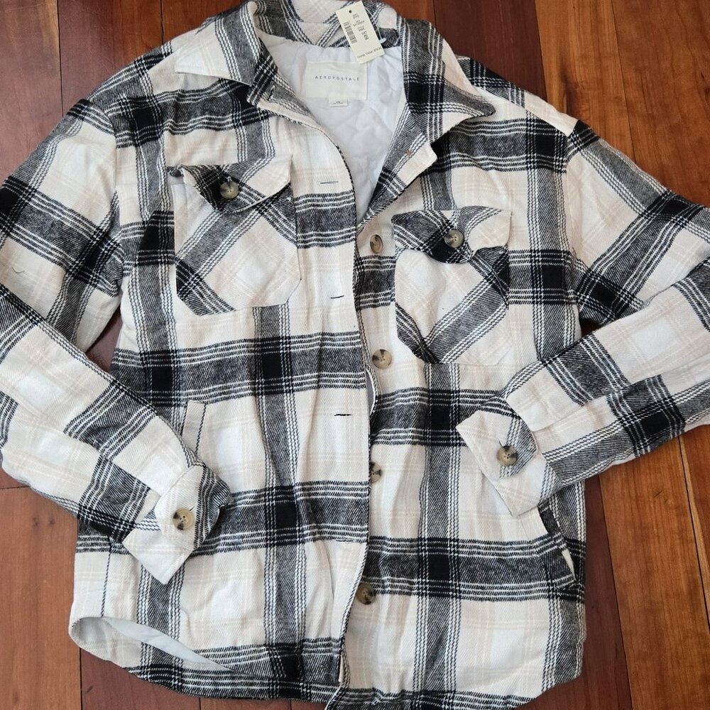 Women's Aeropostale Quilted Flannel Jacket - Size XS